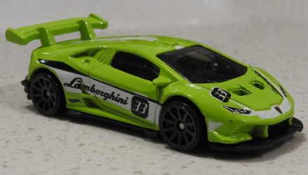 Машинка Базовая Hot Wheels Lamborghini Huracan LP 620-2 Super Trofeo Speed Graphics 1:64 DVB64 Green - Retromagaz, image 3