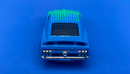 Машинка Базова Hot Wheels '69 Ford Mustang Boss 302 Falken Then and Now 1:64 HKJ48 Blue - Retromagaz, image 6