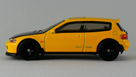 Машинка Premium Hot Wheels Honda Civic EG Fast & Furious 1:64 GJR67 Yellow - Retromagaz, image 4