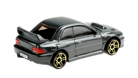 Машинка Базова Hot Wheels '98 Subaru Impreza 22B STi-Version J-Imports 1:64 GTC74 Grey - Retromagaz, image 3