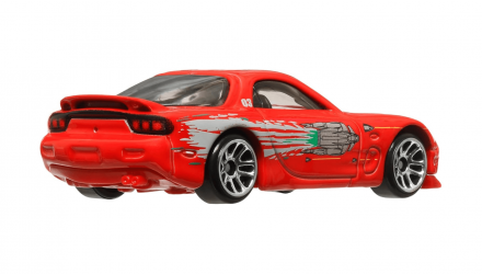 Тематическая Машинка Hot Wheels 1995 Mazda RX-7 Dominic Toretto Fast & Furious 1:64 HNR88/HRW46 Red - Retromagaz, image 2