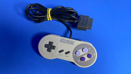 Геймпад Дротовий Nintendo SNES SNS-005 FAT USA Style Grey 2.3m Б/У - Retromagaz, image 1