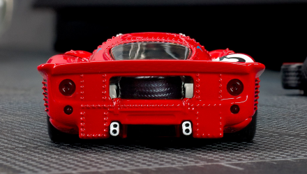 Машинка Premium Hot Wheels 1967 Ferrari 330 P4 Elite 64 1:64 JCP47 Red - Retromagaz, image 6