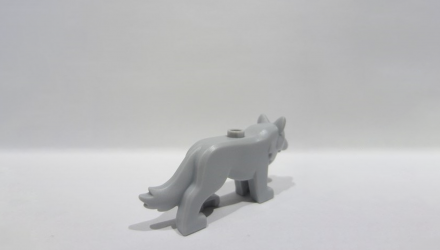Фігурка Lego Земля Wolf with Stud on Back Animals 6649pb01 6510720 Light Bluish Grey Б/У - Retromagaz, image 3