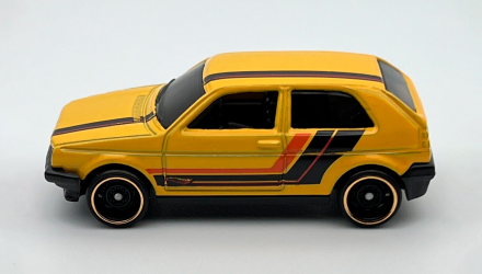 Машинка Базова Hot Wheels Volkswagen Golf MK2 Then and Now 1:64 FJY57 Yellow - Retromagaz, image 4