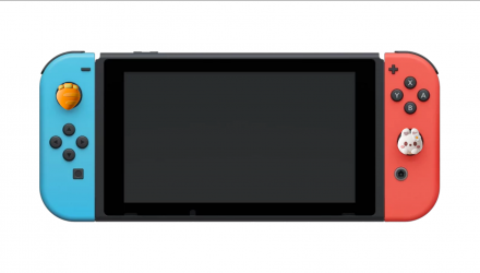 Накладки на Стіки 4шт RMC Carrot Bunny Nintendo Switch Wii Steam Deck White Orange - Retromagaz, image 1