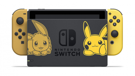 Консоль Nintendo Switch HAC-001 Pokémon: Let's Go, Pikachu! Limited Edition Модифицированная 128GB Yellow Brown + 5 Встроенных Игр Б/У - Retromagaz, image 2