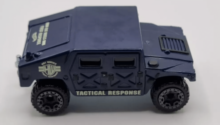 Машинка Базовая Hot Wheels HMMWV Humvee First Response 1:64 HTD00 Blue - Retromagaz, image 2