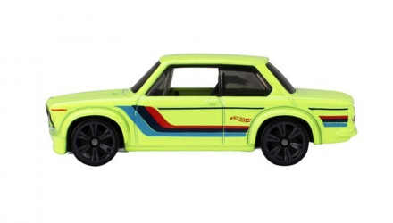 Тематическая Машинка Hot Wheels BMW 2002 Neon Speeders 1:64 JCB07 Yellow - Retromagaz, image 4