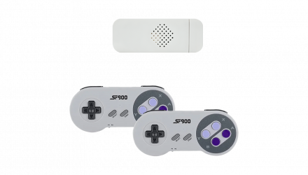 Консоль Dezorq SF900 Game Stick SNES Controller + 4700 Встроенных Игр 4GB Light Grey - Retromagaz, image 1