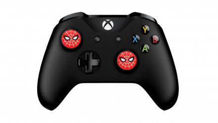 Накладки на Стики 2шт RMC Spider-Man PlayStation 5 4 3 2 1 Xbox Series One 360 Switch 2 Red White - Retromagaz, image 3