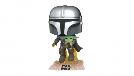 Фигурка FUNKO POP! The Mandalorian Flying with Jet Pack Star Wars Мандалорец Летящий с Малышом Звездные Войны 114mm 50959 - Retromagaz, image 2