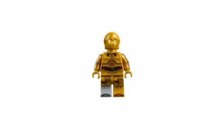 Брелок Lego C-3PO (Molded Light Bluish Gray Lower Leg) Star Wars 854313 Новий - Retromagaz, image 1
