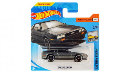 Машинка Базова Hot Wheels DMC Delorean Factory Fresh 1:64 FJW11 Dark Grey - Retromagaz, image 1