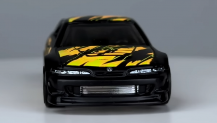 Тематическая Машинка Hot Wheels Custom '01 Acura Integra GSR Neon Speeders 1:64 HLH72/HRW73 Black - Retromagaz, image 5