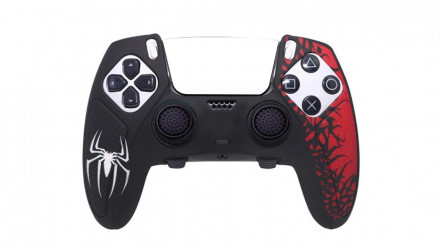 Чохол Силіконовий RMC PlayStation 5 Spider-Man Black Red Новий - Retromagaz, image 1