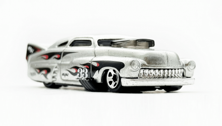 Машинка Базова Hot Wheels '49 Drag Merc Zamac Rolling Metal 1:64 HTB54 Silver - Retromagaz, image 4