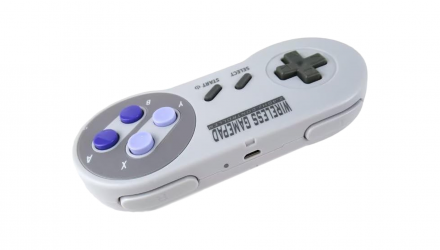 Геймпад Бездротовий RMC SNES Classic Mini Switch PC Android Grey Blue Новий - Retromagaz, image 2