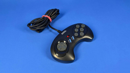 Геймпад Дротовий Sega Mega Drive MK-1470 FAT 6 Button Turbo Black 2m Б/У - Retromagaz, image 2