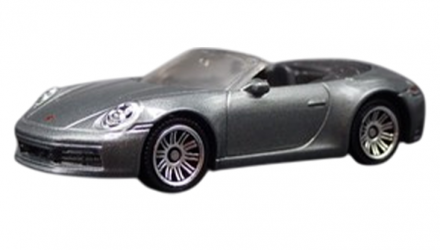 Машинка Велике Місто Matchbox Porsche 911 Carrera Cabriolet Highway 1:64 JBR63 Grey - Retromagaz, image 4