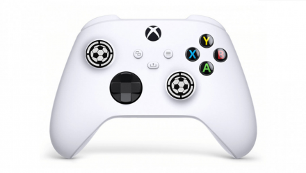 Накладки на Стики 2шт RMC Football Ball PlayStation 5 4 3 2 1 Xbox Series One 360 Switch 2 Black - Retromagaz, image 2