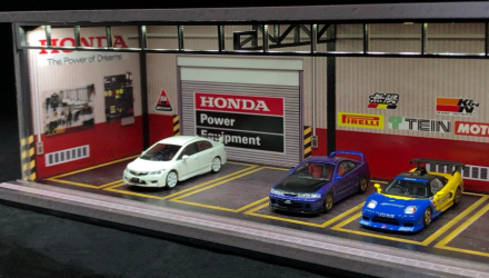Диорама G-Fans Honda Theme 1:64 710009 Black - Retromagaz, image 3