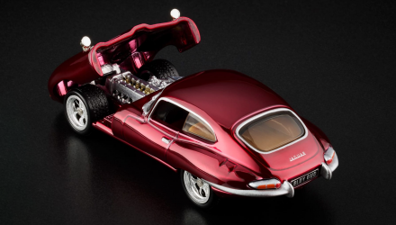 Машинка Premium Hot Wheels 1964 Jaguar E-Type Red Line Club RLC 1:64 JCP68 Red - Retromagaz, image 3