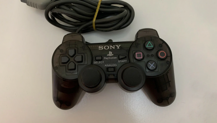 Геймпад Дротовий Sony PlayStation 2 SCPH-10010 DualShock 2 Прозорий Clear Black Б/У - Retromagaz, image 1