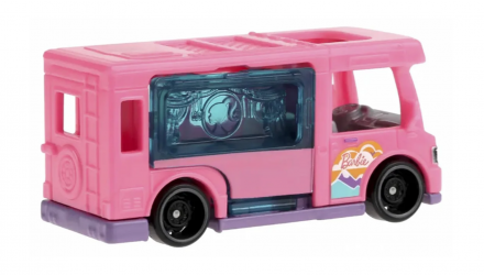 Машинка Базова Hot Wheels Barbie Dream Camper Screen Time 1:64 JJH96 Pink - Retromagaz, image 2