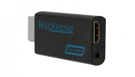 Адаптер RMC Wii Converter HDMI 1.4 + Jack 3.5 - AV Multi Out Black Новий - Retromagaz, image 2