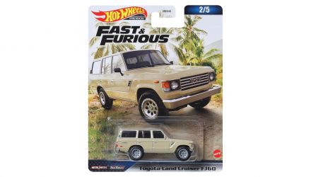 Машинка Premium Hot Wheels Toyota Land Cruiser FJ60 Fast & Furious 1:64 HNW46/HNW53 Tan - Retromagaz, image 1