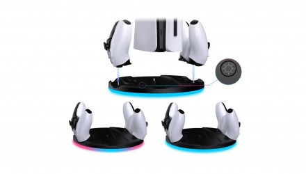 Зарядное Устройство Проводной RMC PlayStation 5 Slim с RGB-подсветкой JYS-P5196 Black Новый - Retromagaz, image 4