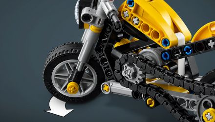 Конструктор Lego Желтый Мотоцикл Technic 42225 Новый - Retromagaz, image 3