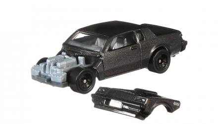 Тематична Машинка Hot Wheels Buick Grand National Decades of Fast & Furious 1:64 HNR88/HRW43 Black - Retromagaz, image 5