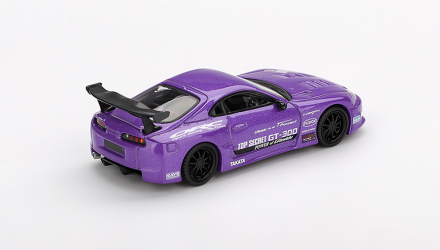 Машинка Premium MINI GT Toyota Supra (A80) GT-300 Top Secret 1:64 MGT01067-CH Purple - Retromagaz, image 2