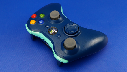 Геймпад Беспроводной Microsoft Xbox 360 Blue Б/У - Retromagaz, image 1
