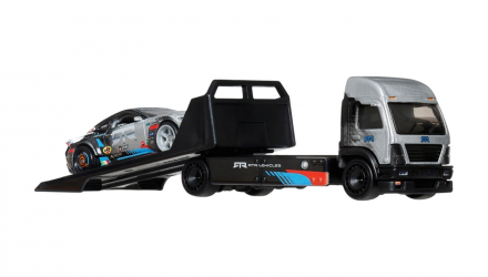 Машинка Premium 2шт Hot Wheels 2024 Ford Mustang RTR Spec 5-FD та Aero Lift Team Transport 1:64 JHX92 White - Retromagaz, image 2