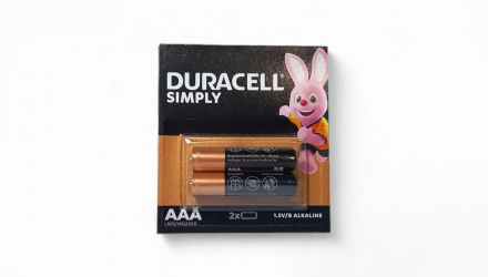 Батарейка 2шт Duracell AAA Simply LR03/MN2400 Black - Retromagaz, image 3