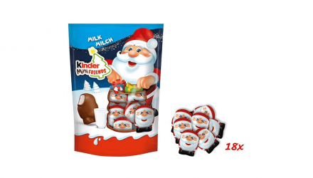 Конфеты Kinder Шоколадные Mini Friends Santa с Молоком 122g - Retromagaz, image 2