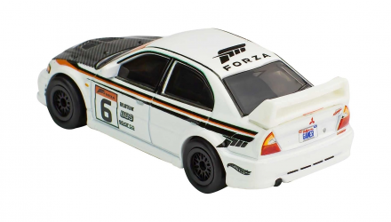 Машинка Premium Hot Wheels Mitsubishi Lancer Evolution VI 5 Forza Horizon 1:64 HCP11 White - Retromagaz, image 5