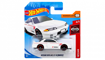 Машинка Базова Hot Wheels Skyline GT-R (BNR32) Yokohama Nissan 1:64 FYF04 White - Retromagaz, image 1