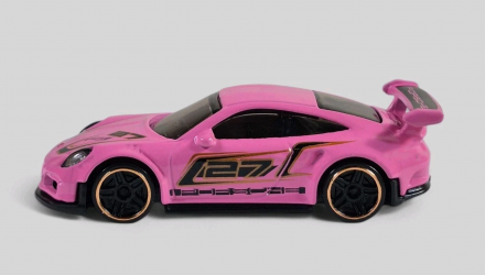 Машинка Базова Hot Wheels Porsche 911 GT3 RS Then and Now 1:64 JBB35 Pink - Retromagaz, image 5