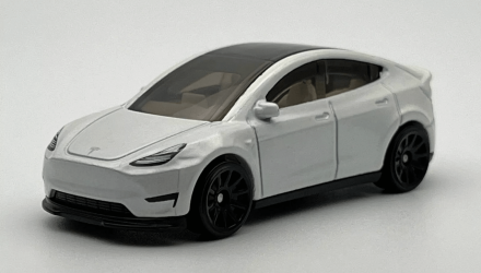 Машинка Базова Hot Wheels Tesla Model Y Green Speed 1:64 HKG28 White - Retromagaz, image 1