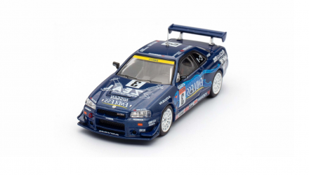 Машинка Premium INNO64 Nissan GT-R R34 ENDLESS ADVAN Tokyo Auto Salon 2024 Special Editio 1:64 IN64-R34-STS02W Blue - Retromagaz, image 1