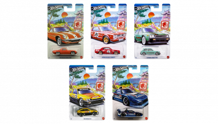 Набір Тематична Машинка Hot Wheels J-Imports 2024-1 HWR57 5шт - Retromagaz, image 1