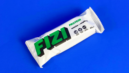 Батончик Fizi Протеїновий Protein Matcha & Raspberry 45g - Retromagaz, image 1