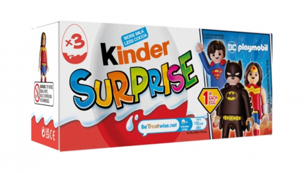 Шоколадне Яйце Kinder Surprise Бокс DC x Playmobil 3 Яйця 60g - Retromagaz, image 2