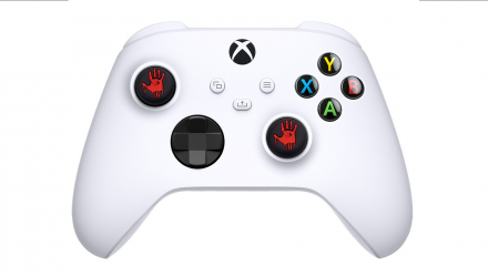 Накладки на Стики 2шт RMC Blood Hand PlayStation 5 4 3 2 1 Xbox Series One 360 Switch 2 Black Red - Retromagaz, image 3