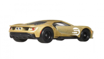 Машинка Premium Hot Wheels '17 Ford GT Boulevard 1:64 JBL15 Gold - Retromagaz, image 2