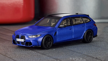 Машинка Premium Hot Wheels BMW M3 Touring Elite 64 1:64 HWR93 Blue - Retromagaz, image 2